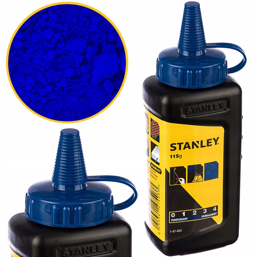 STANLEY Kreda traserska niebieska 115g 1-47-403