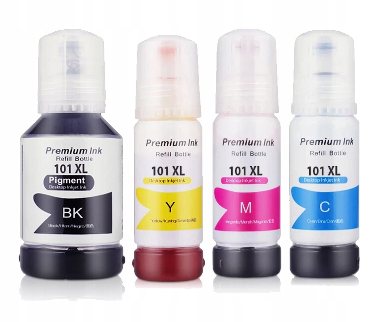 

4x Tusz Do Epson 101 Its L4150 L4160 L6160 L6190