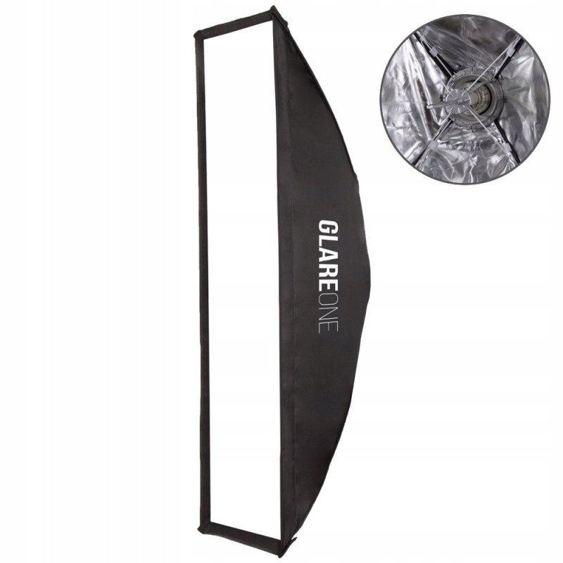 GlareOne Easy Fold softbox 30 x 120 cm