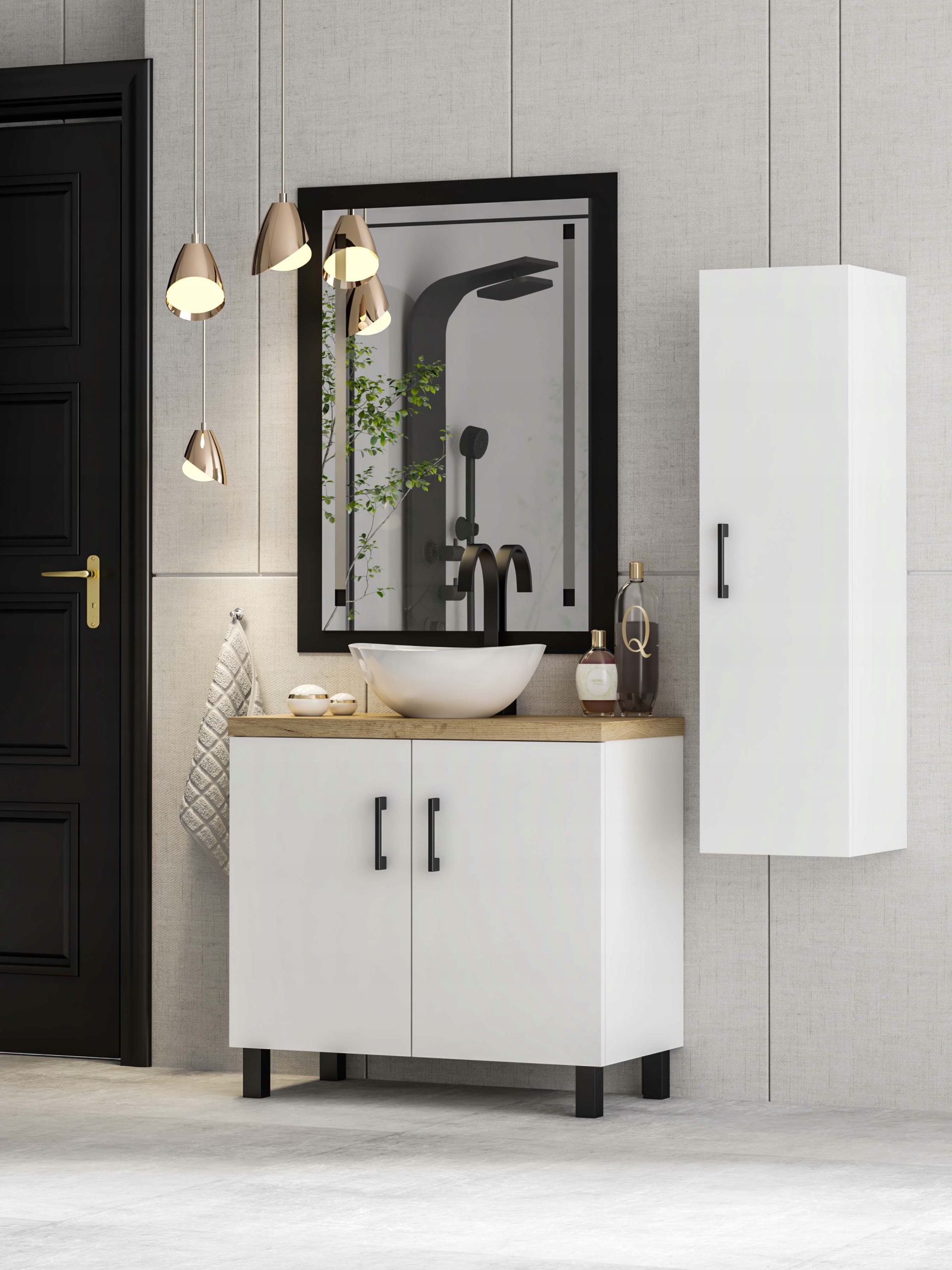 Szafka łazienkowa STOJĄCA ROCO 60 PRODUCENT KOLORY Drzwi pełne