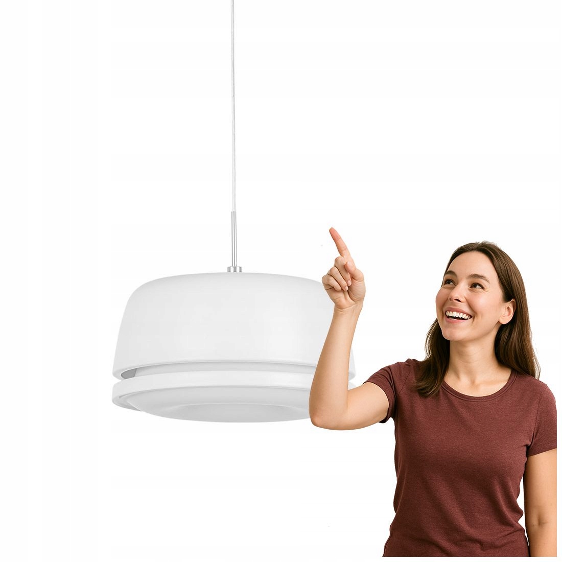 Závěsná lampa Miranda AD15011-1C Wh Italux