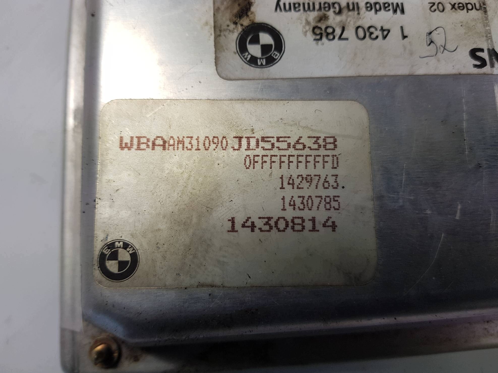 computer motore ECU 1430785 5WK9034 BMW E46