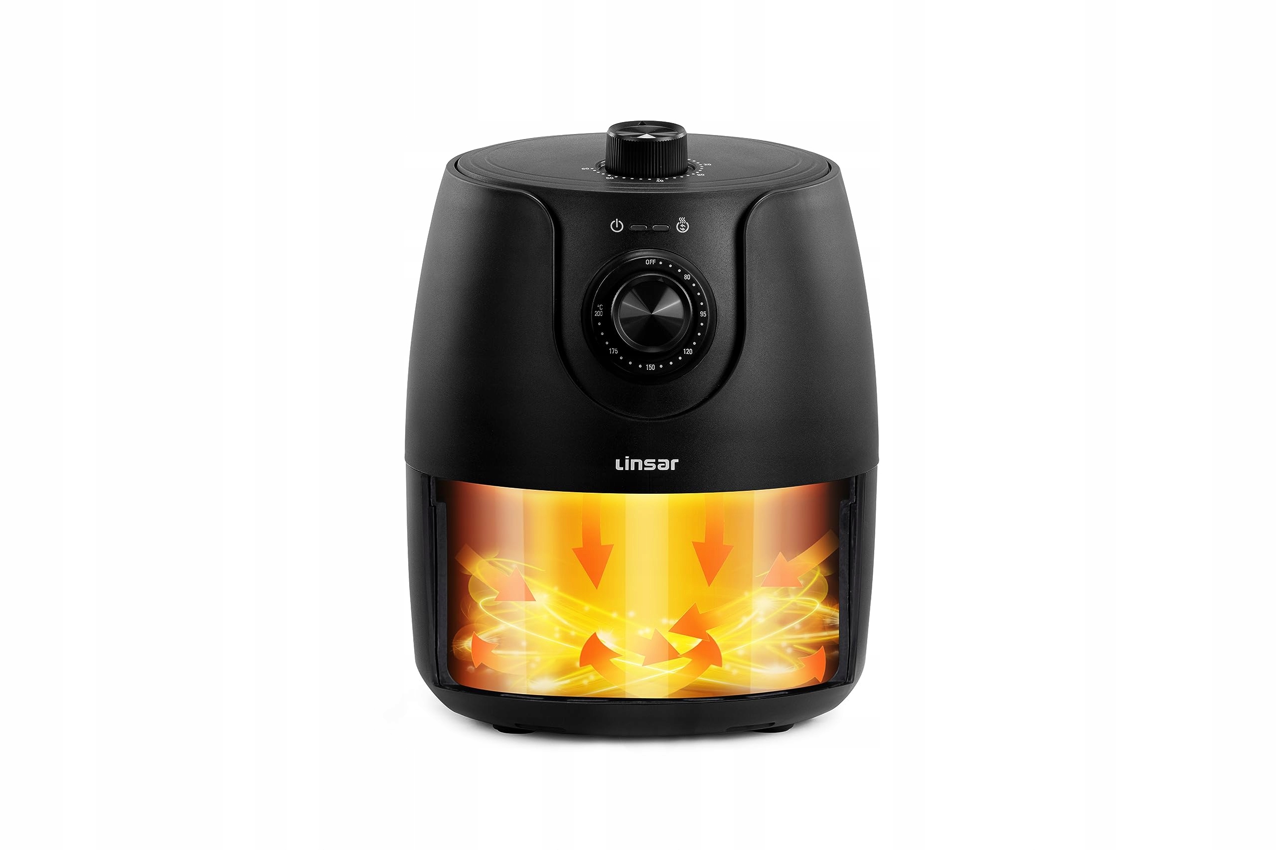 LINSAR Frytkownica Beztłuszczowa 1,8L Z Timerem I Funkcją Podgrzewania — miniatura 7