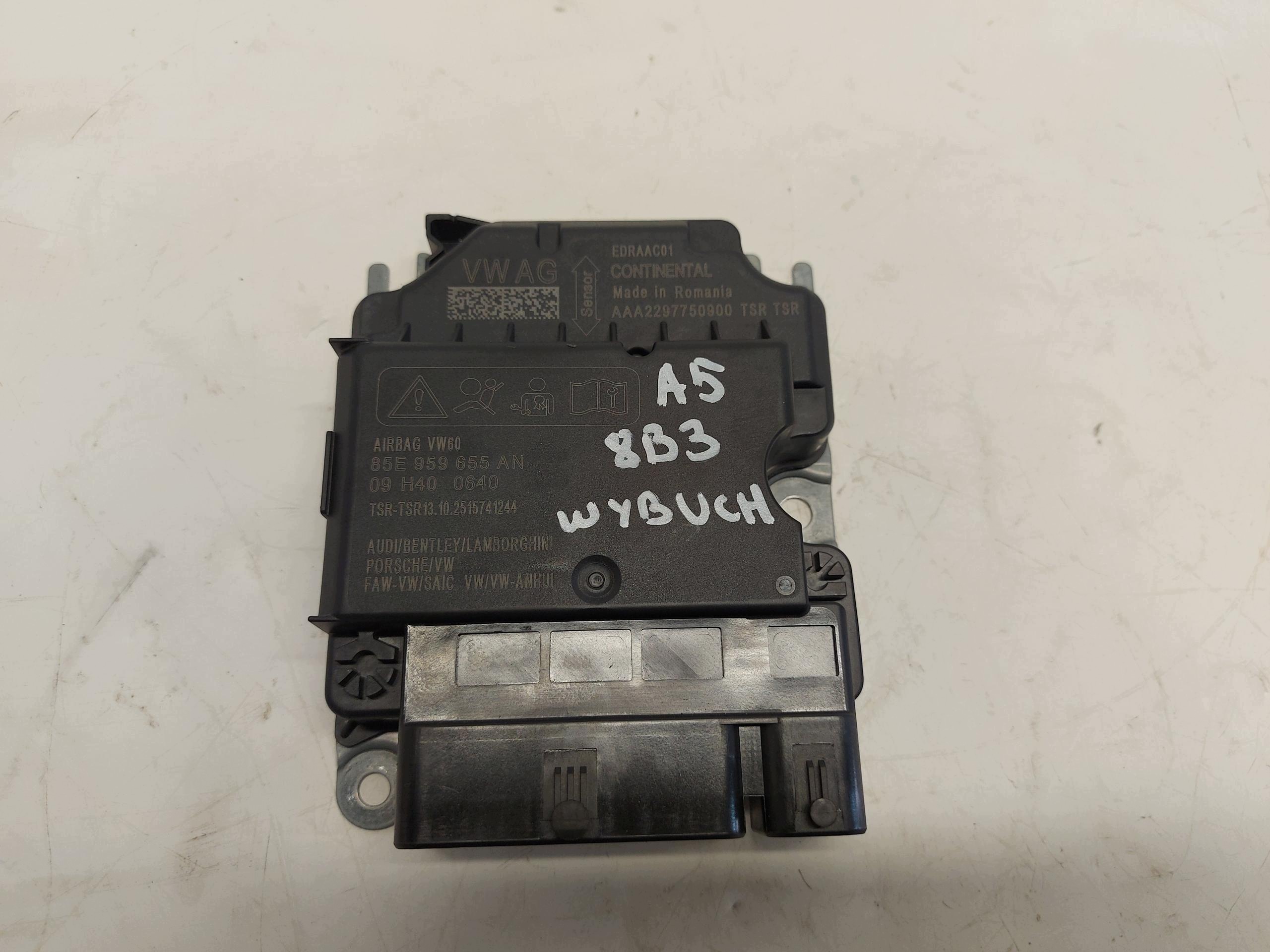 AUDI A5 8B3 B10 AVANT modulo Centralina airbag airbag 85E959655AN
