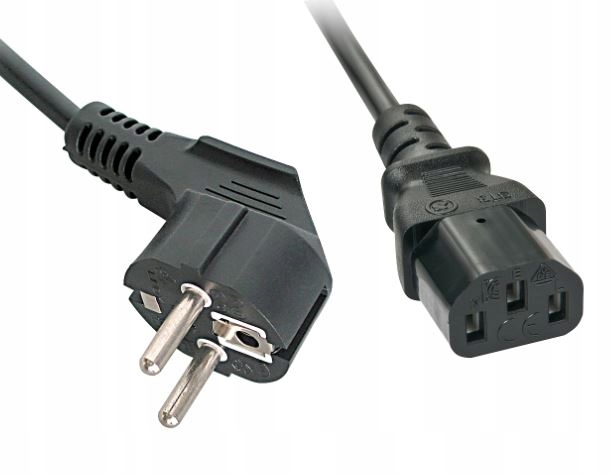 Lindy 30337 kabel zasilające Czarny 5 m CEE7/7 C13 panel