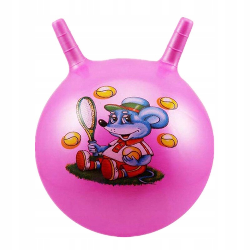 PIŁKA SKOCZEK DO SKAKANIA ROGI RĄCZKA - ZIELONA Rodzaj skoczki