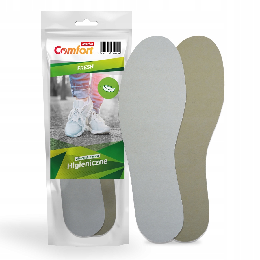 

Higieniczne Wkładki do Butów Białe Fresh r. 41