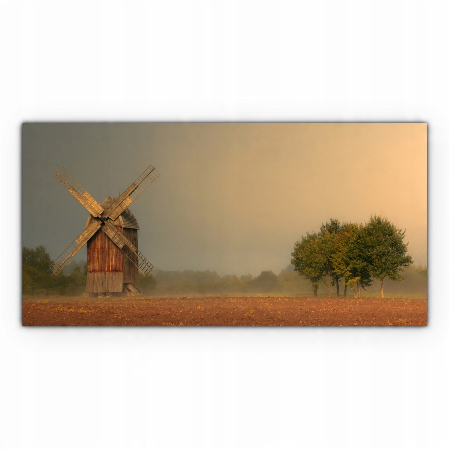 

Canvas na ramie na ścianę 100x50 Młyn Jesień Farma