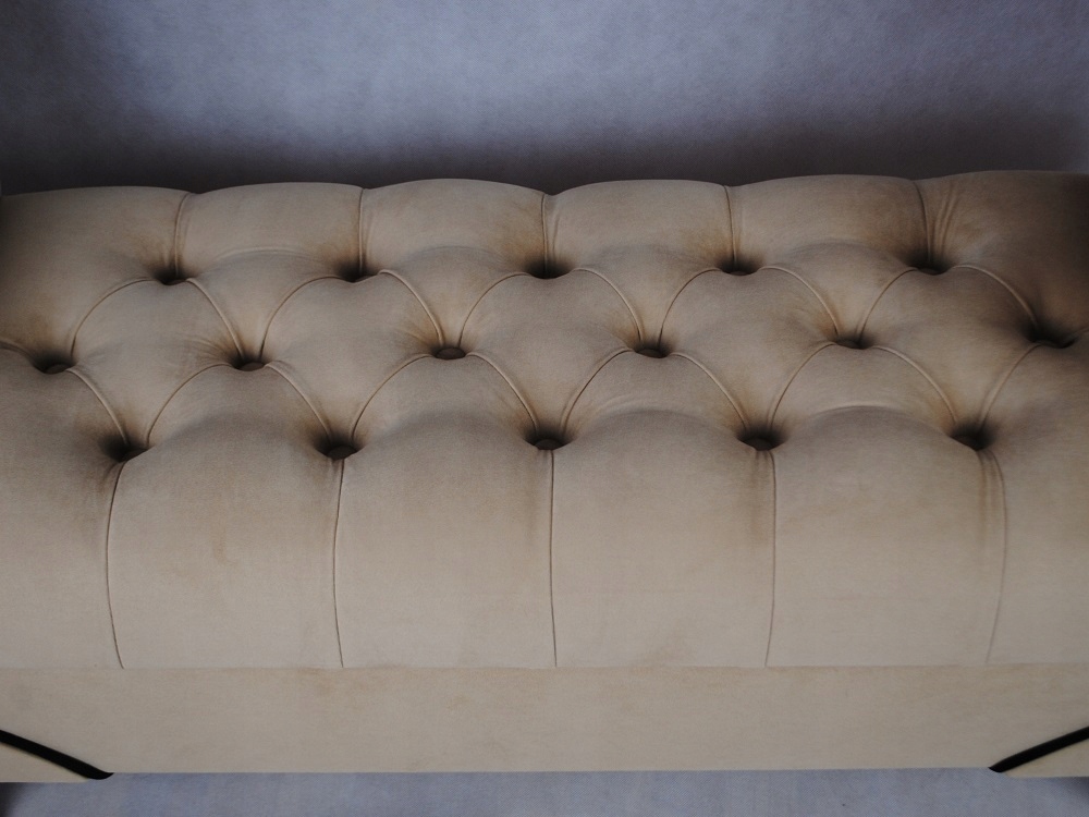 ŁAWKA KOZETKA PIKOWANA PUFA GLAMOUR SKRZYNIA SOFA Marka Galleo