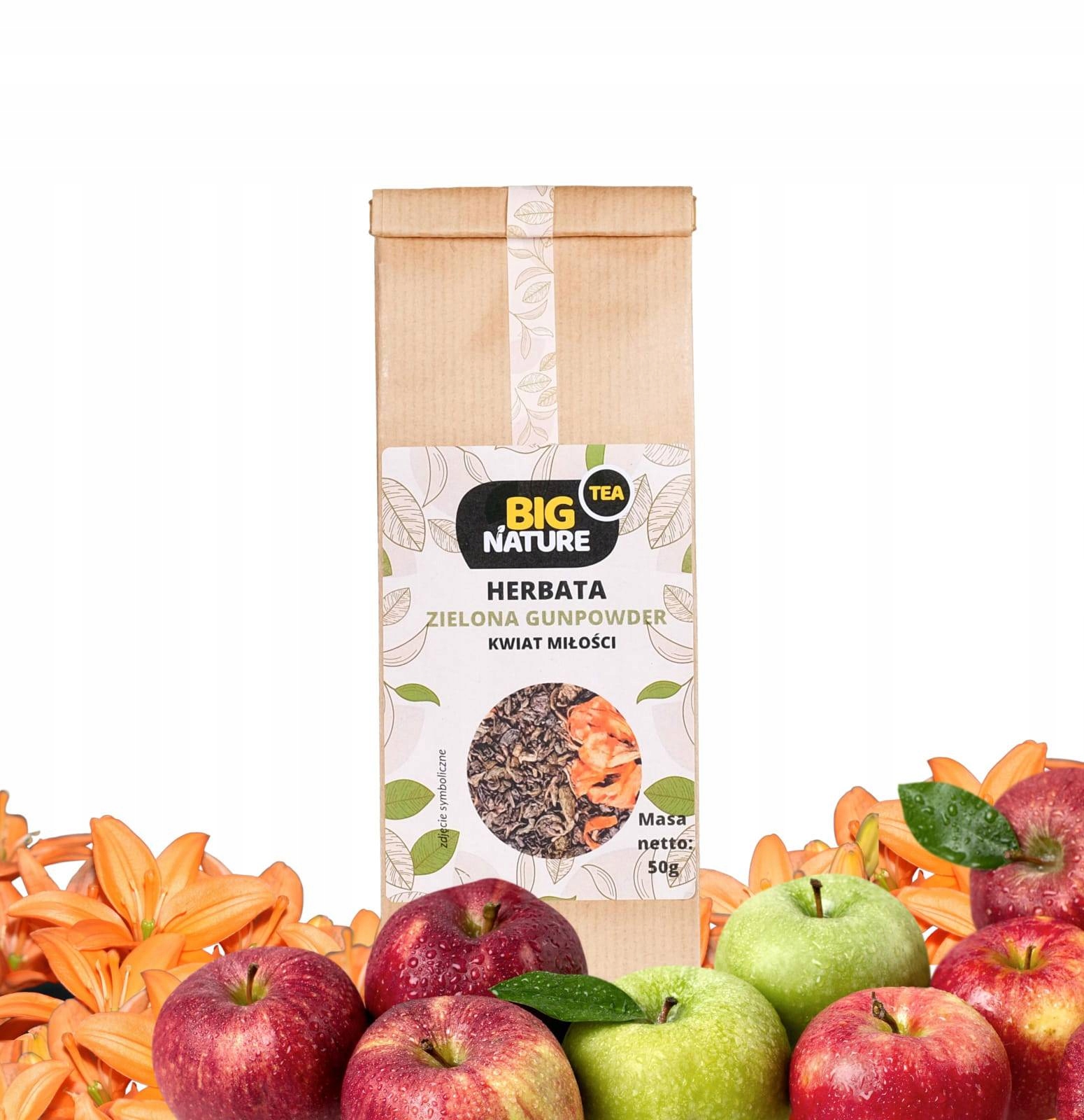 Herbata zielona GUNPOWDER KWIAT MIŁOŚCI 50g - BIG NATURE — 3