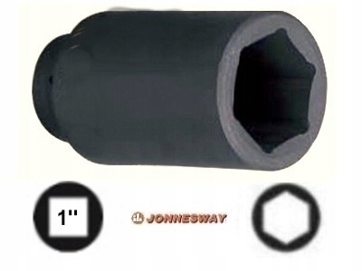 Nasadka udarowa długa 1" 75mm JONNESWAY Typ 6-kątna
