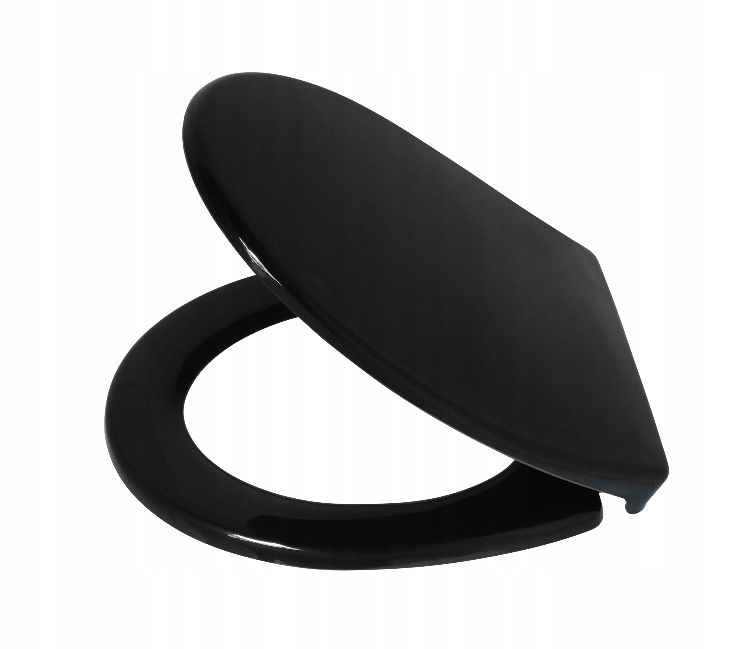 DESKA WC KLOZETOWA WOLNOOPADAJĄCA SEDESOWA CZARNA WYPINANA Linia 3 BLACK