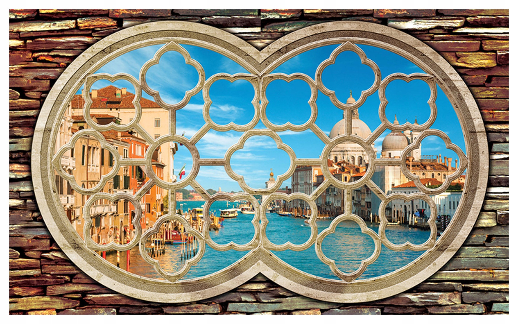 Vliesová fototapeta Benátky Kanál Architektura Itálie 254x184 lepidlo