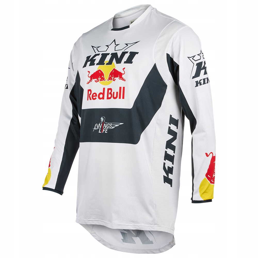 Kini Red Bull MXC Kini Red Bull 1.0 Biela Mikina cross enduro