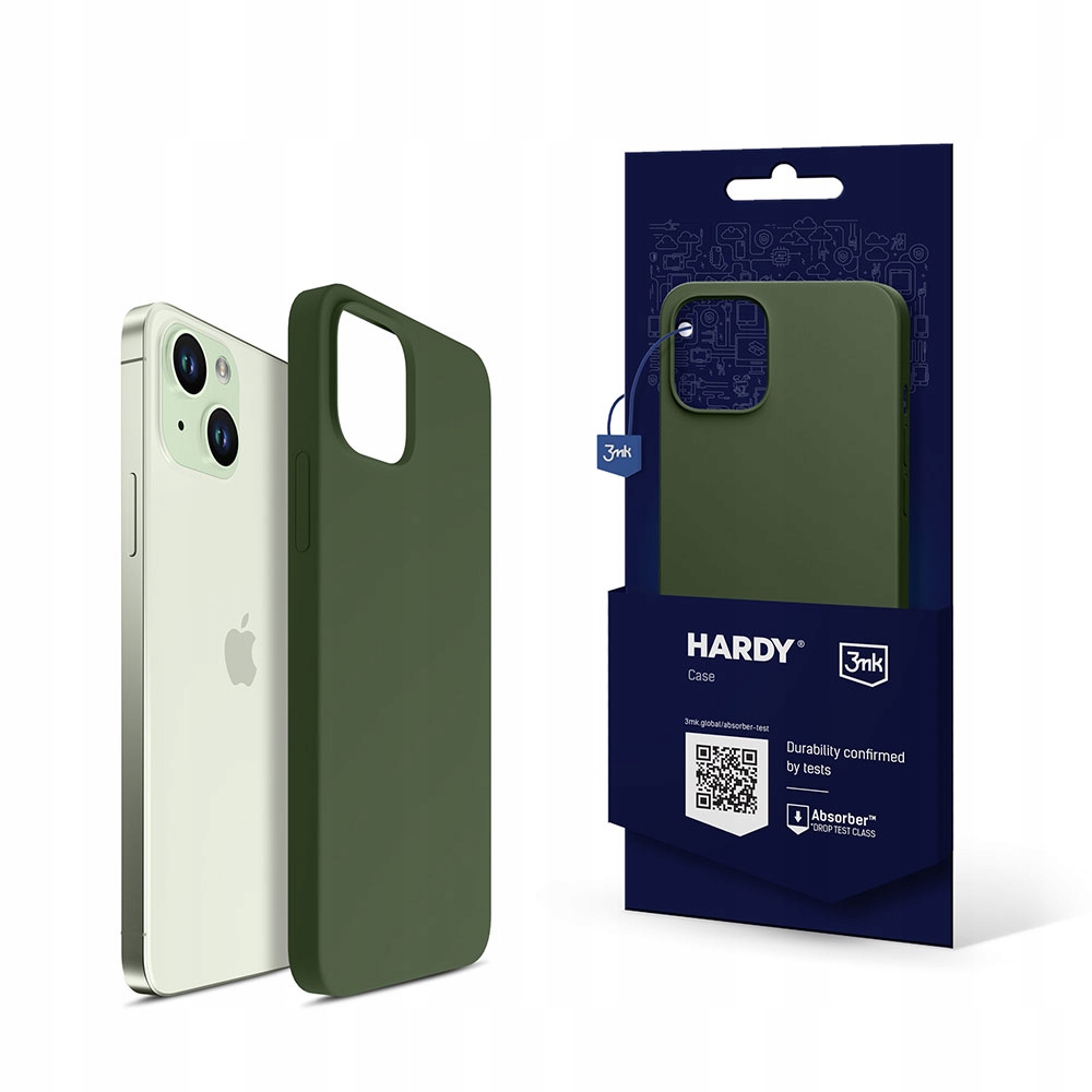 Etui 3mk Hardy Silicone MagCase na iPhone 15 Plus zielone 3mk Protection