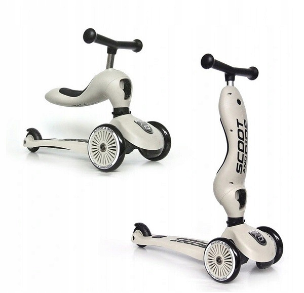 Scootandride Highwaykick 1 2W1 Hulajnoga/jeździk Ash
