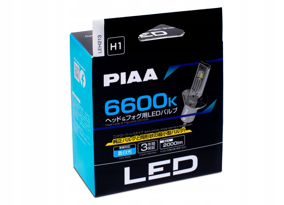 Piaa Gen4 Led náhrady autožiaroviek H1 s teplotou svetla 6600K