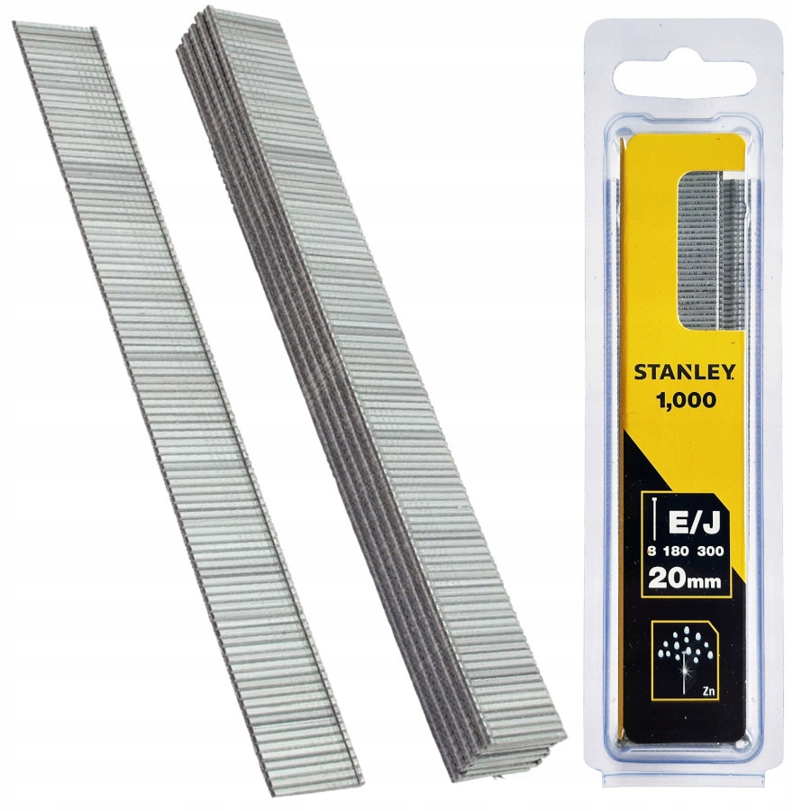 Gwoździe typ J do zszywacza 20mm Stanley SWKBN075T