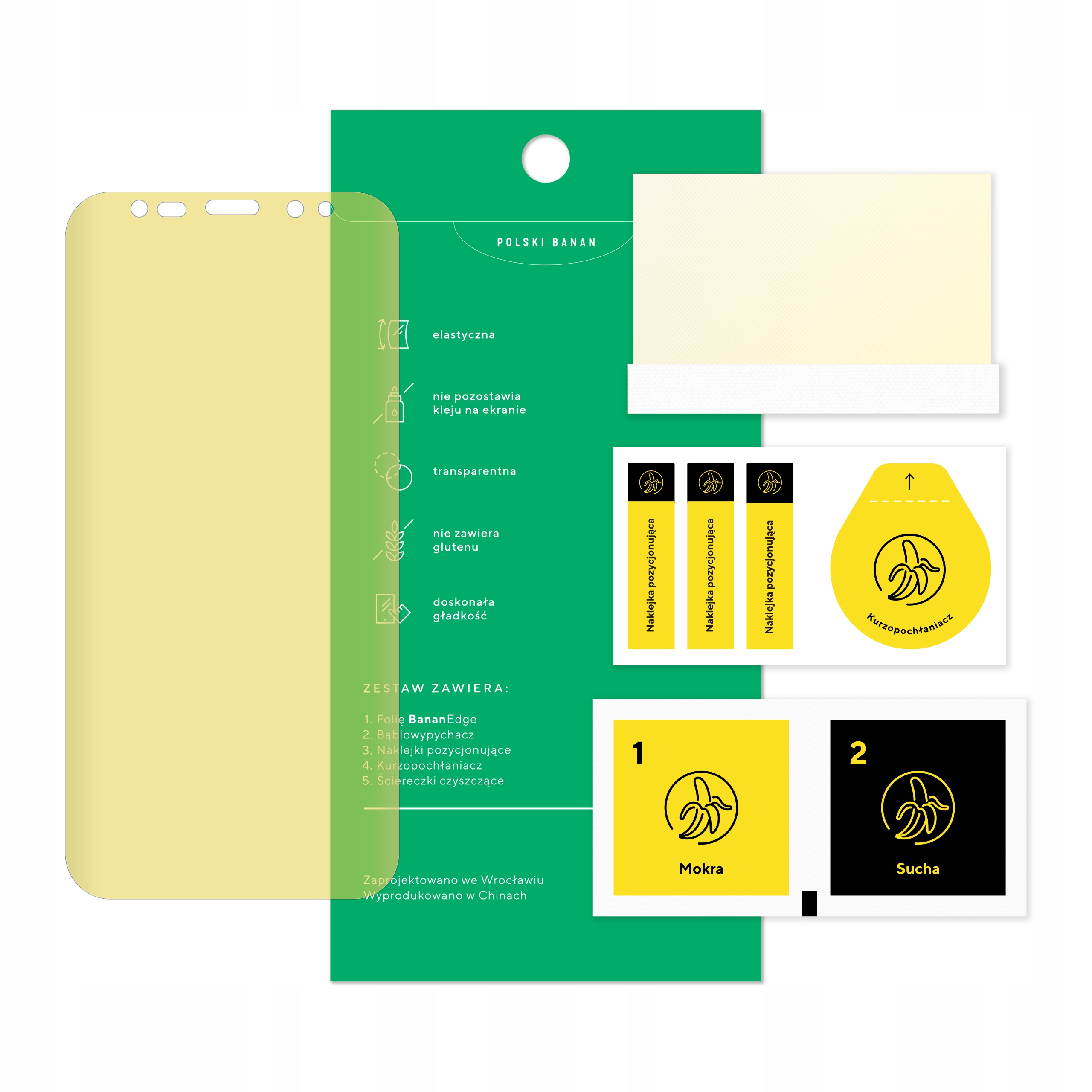 Folia ochronna BananEdge do Samsung Galaxy S9 Dedykowany model Galaxy S9