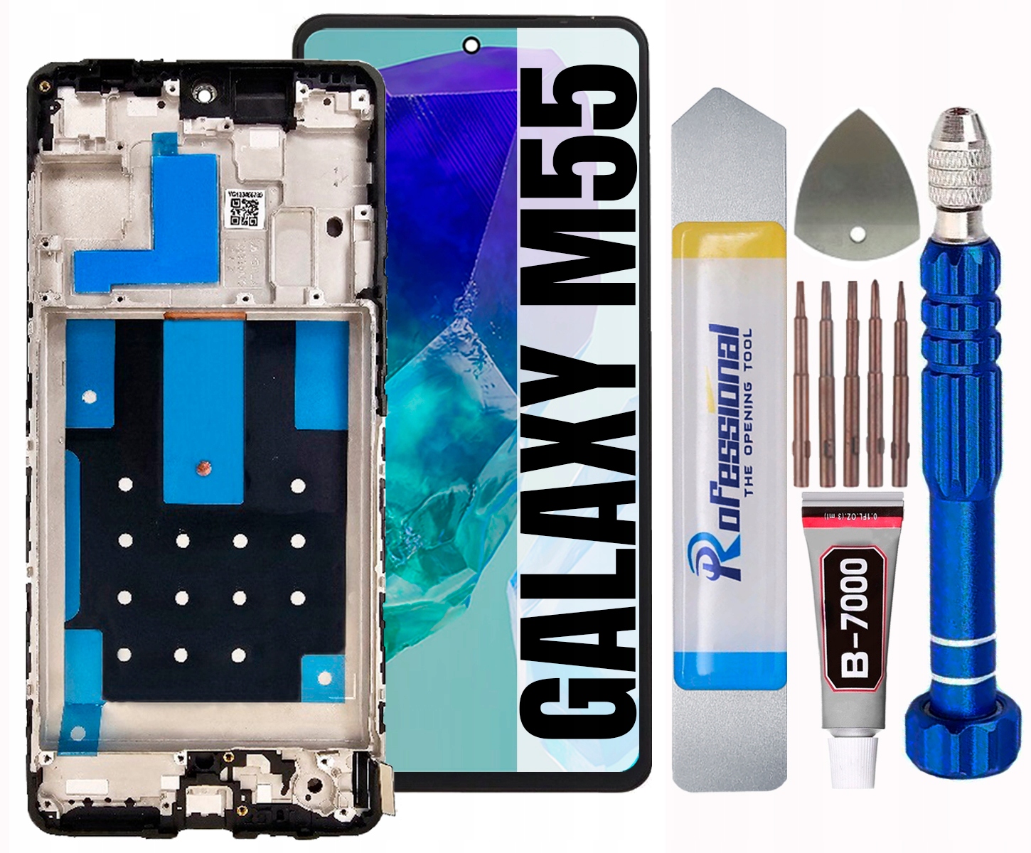 Displej Pro Samsung Galaxy M55 M556 Incell LCD +rámeček