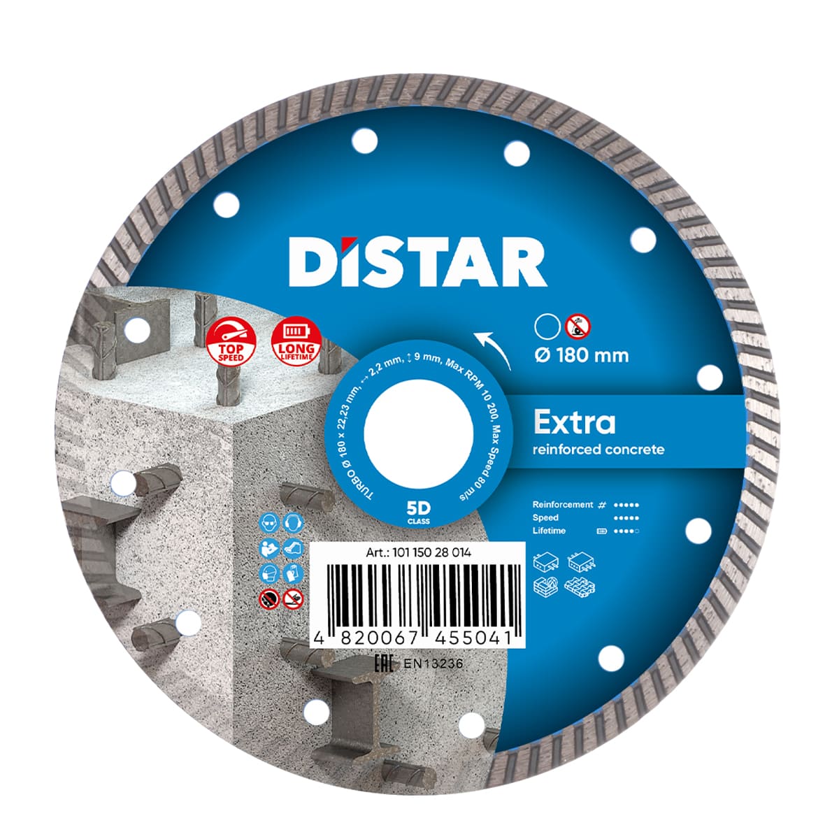 DiSTAR Diamantový Turbo Kotouč 180 mm x 22.23 mm Extra