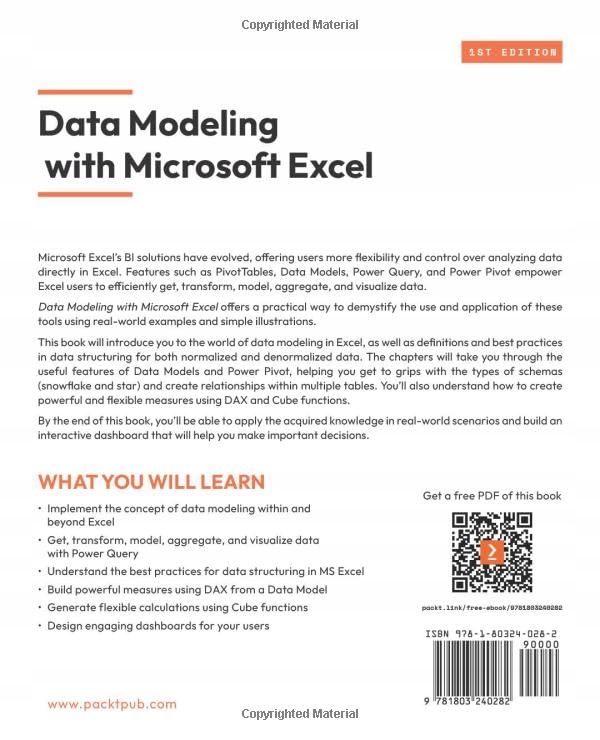 Boateng, Bernard Obeng Data Modeling with Microsoft Excel: Model and analyz Język publikacji angielski