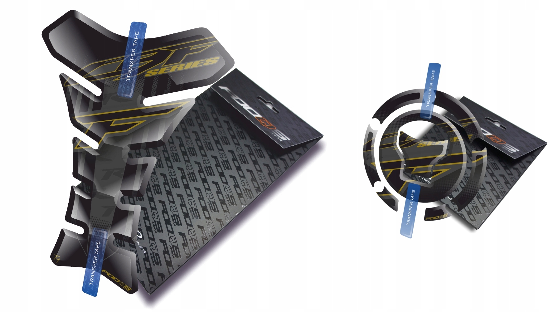 Tank-pad Cap-pad od firmy Fooqs pro Honda Cbf 500 600 Nový Model Černý Zlatý