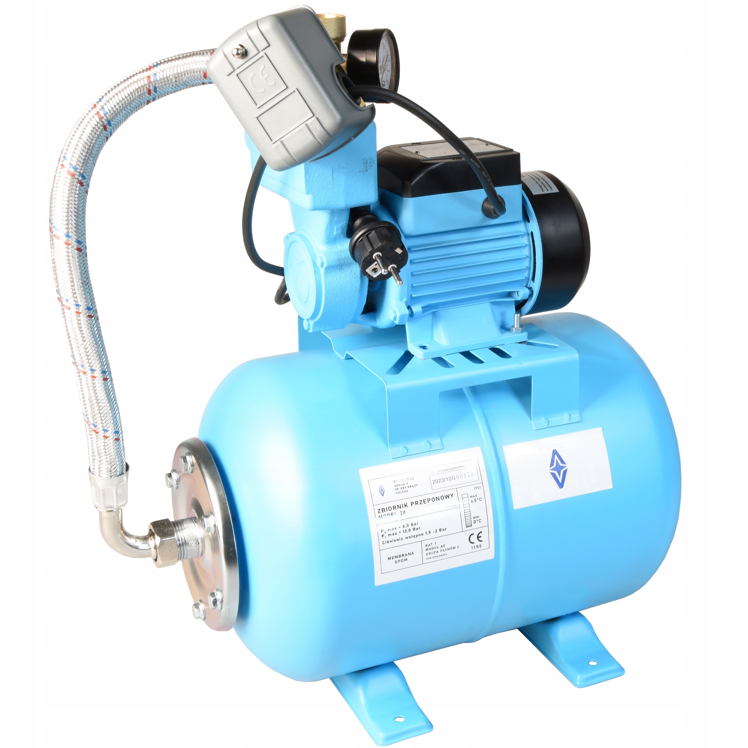 Hydrofor 24 L Nádrž Na Vodu Hydroforová Pumpa Wzp 250 Kompletná Sada