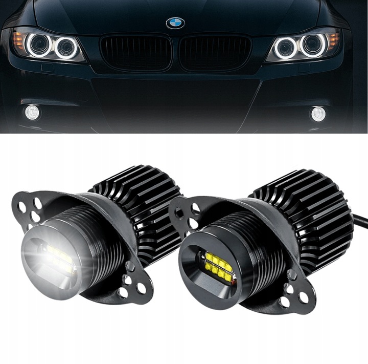 Sada 2x Led Marker Bmw E90 E91 LCi poliftové kroužky silné 160 Watt žárovka