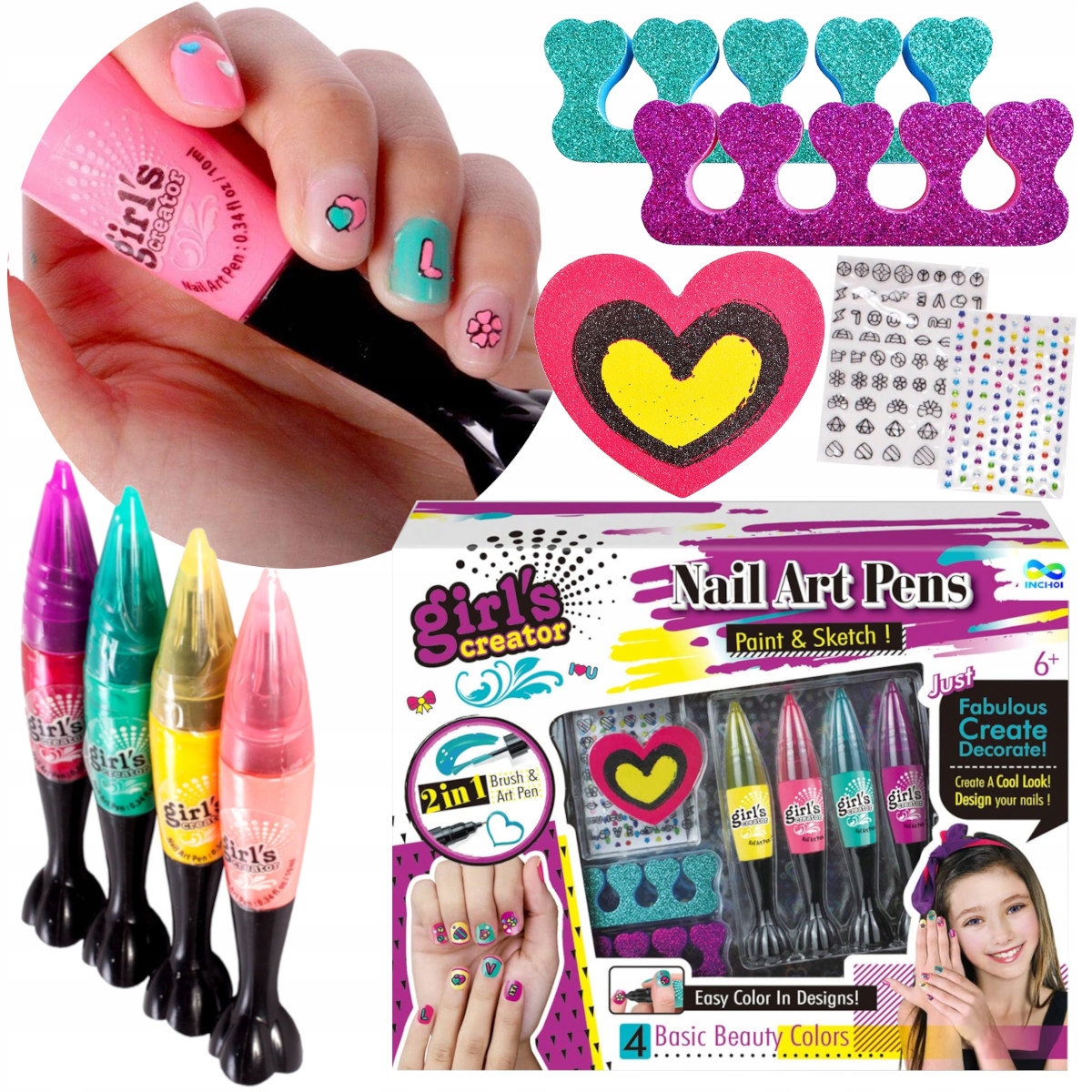 

Zestaw Do Malowania Paznokci Dla Dzieci Manicure