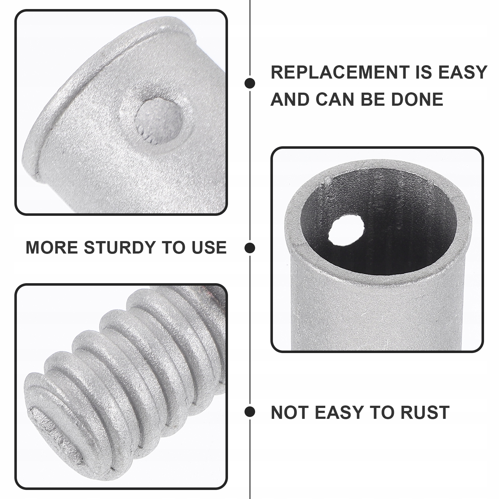 WYMIENNE KOŃCÓWKI GWINTOWANE DO RĄCZKI MIOTŁY POPRAW WYDAJNOŚĆ I TRWAŁOŚĆ Marka bez marki