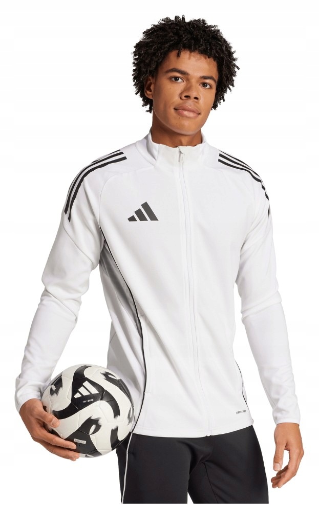 Mikina Adidas Teamwear Tiro 25 Competition Training bílá JM3555 vel. M