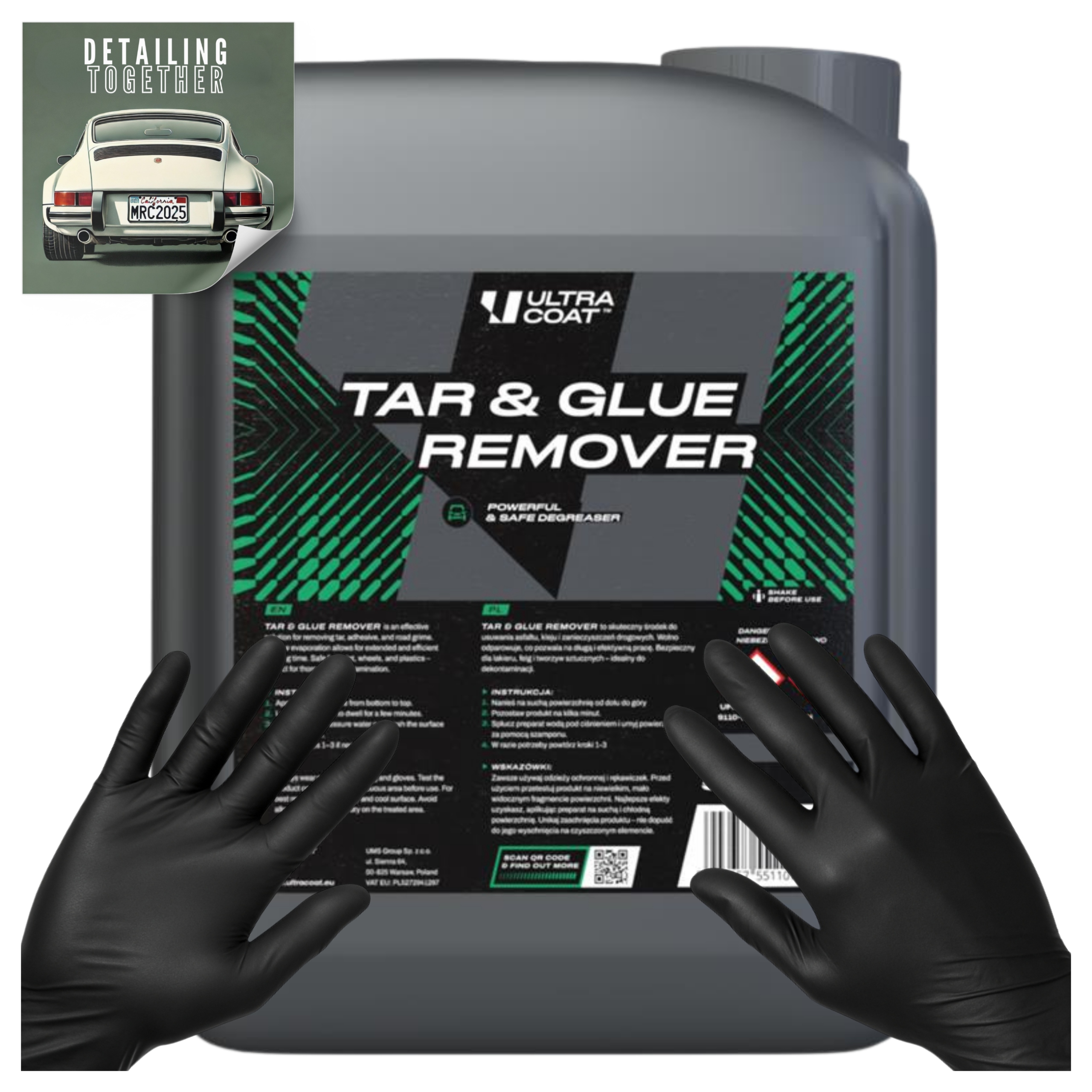 Ultracoat Tar & Glue Remover Produkt na odstraňovanie dechtu a lepidla z laku 5L