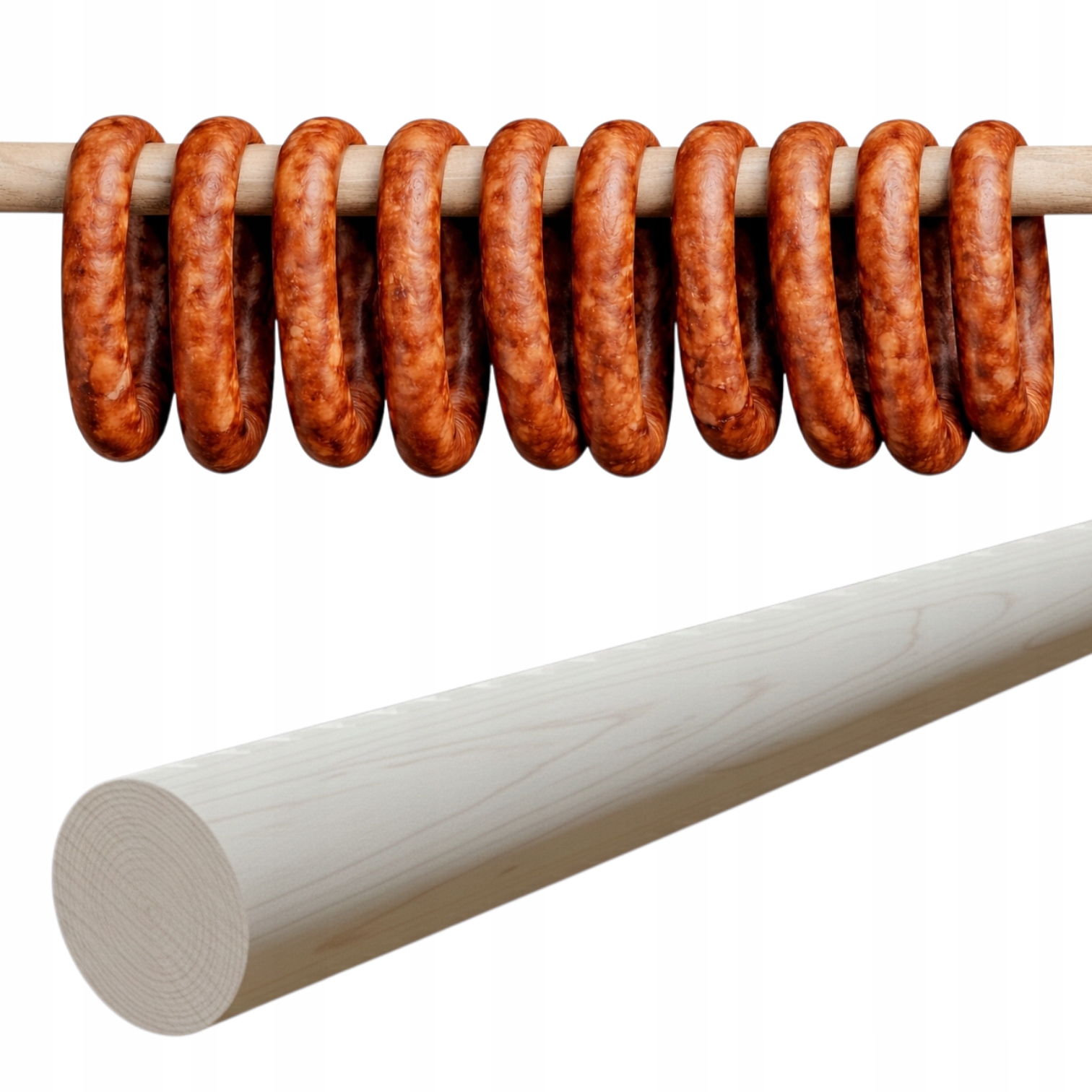 Kije kijki style drążki do wędzarni 60cm fi28
