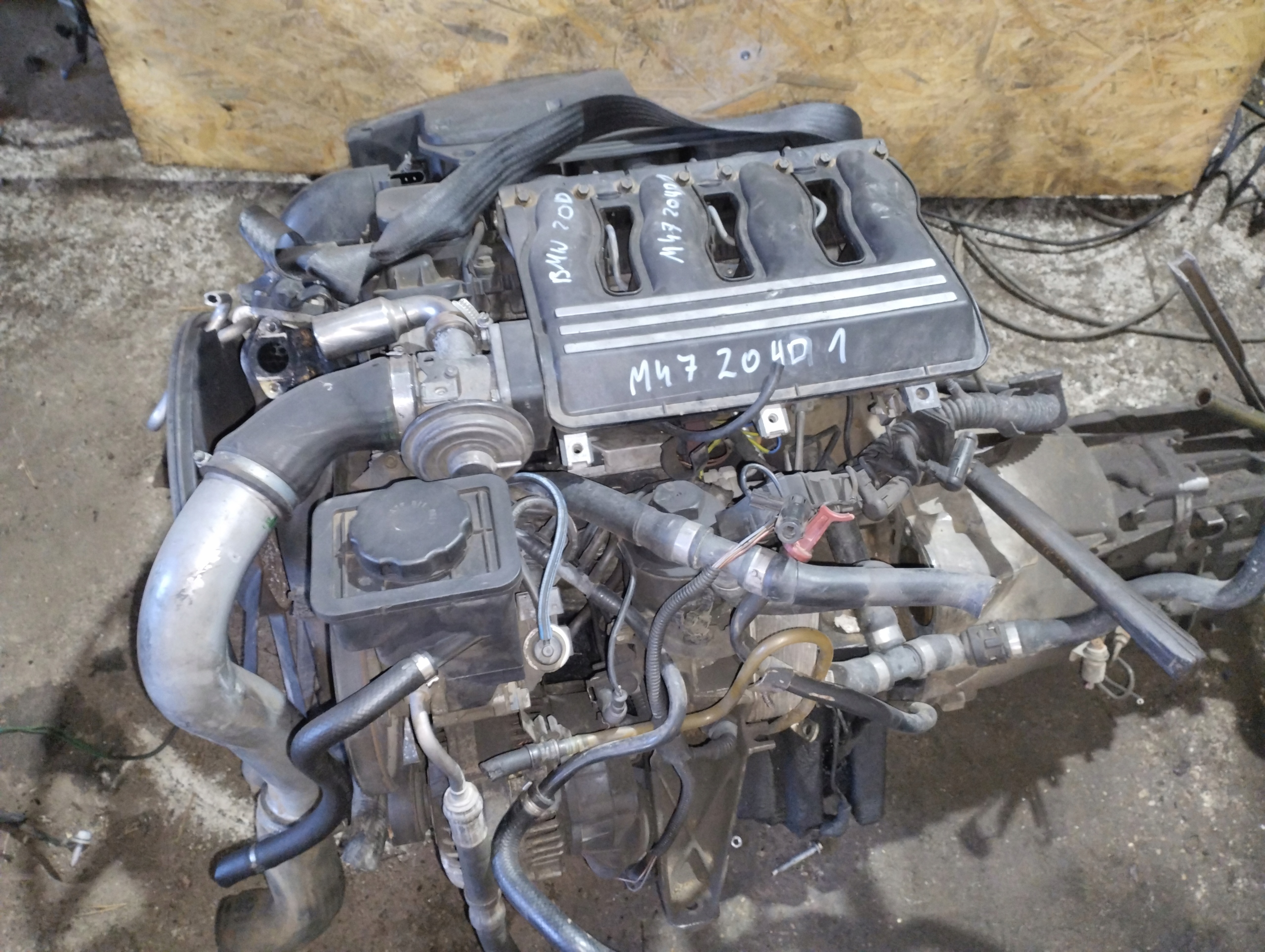 Двигатель комплектный bmw e39 e46 2.0 d m47d20 204d1