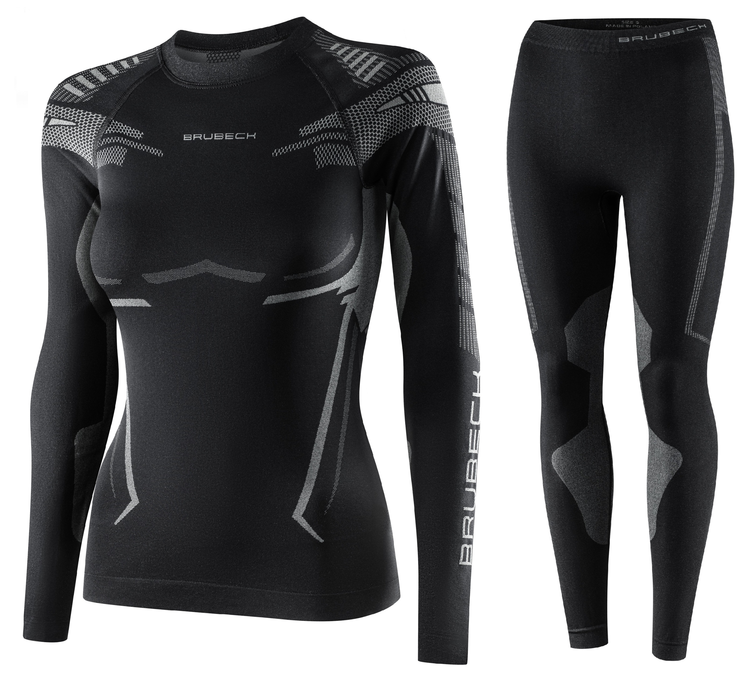 BRUBECK KOSZULKA LEGGINSY TERMOAKTYWNE ZESTAW -S Marka Brubeck