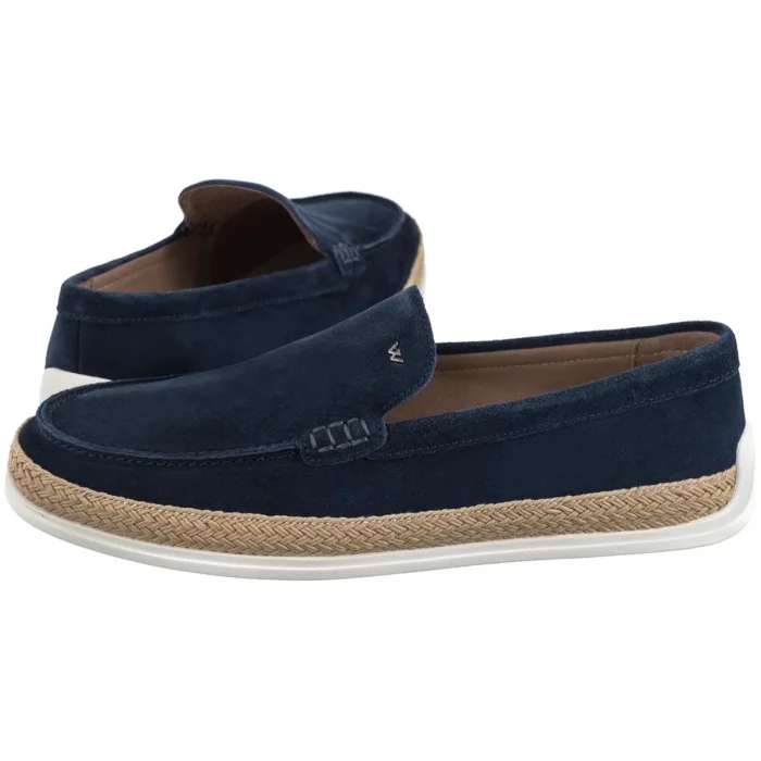 Pánské polobotky Mokasíny Wojas Tmavě modré 10219-66