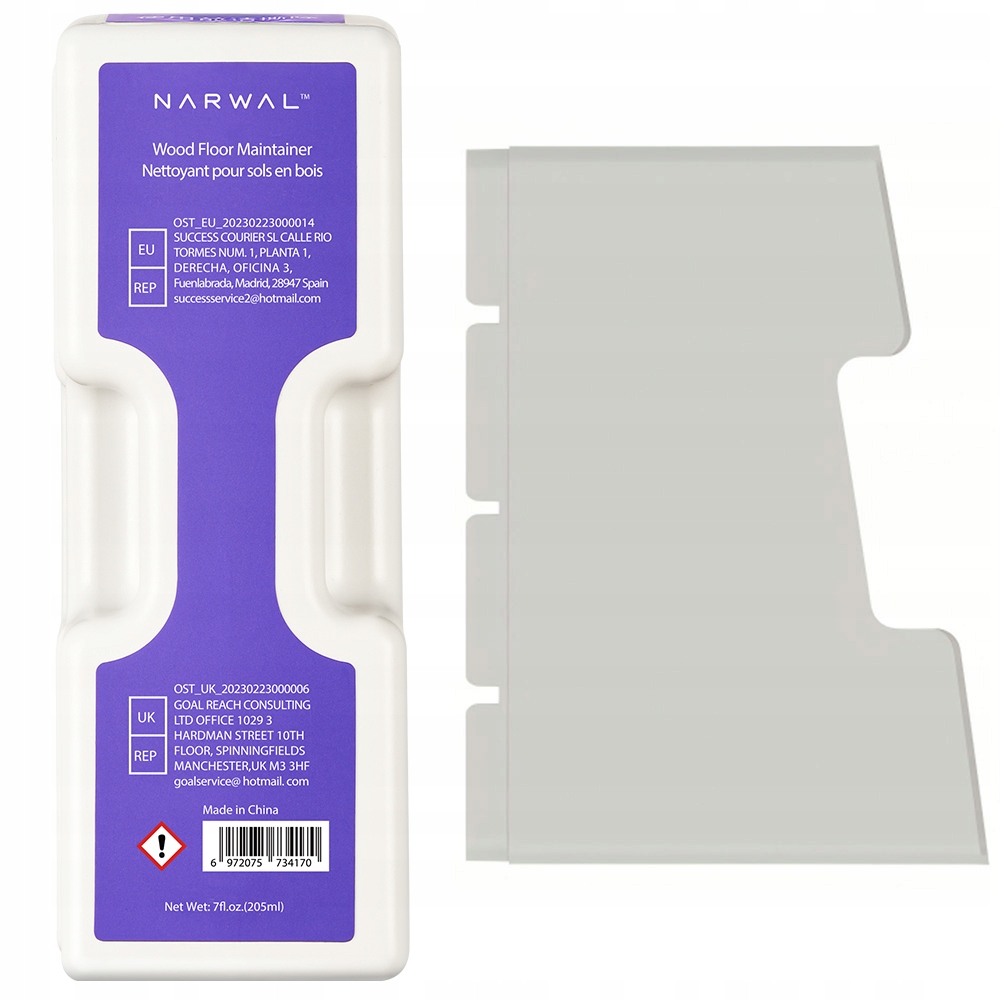 205 ml Prostředek na údržbu dřevěných podlah pro Uklízecí robot Narwal