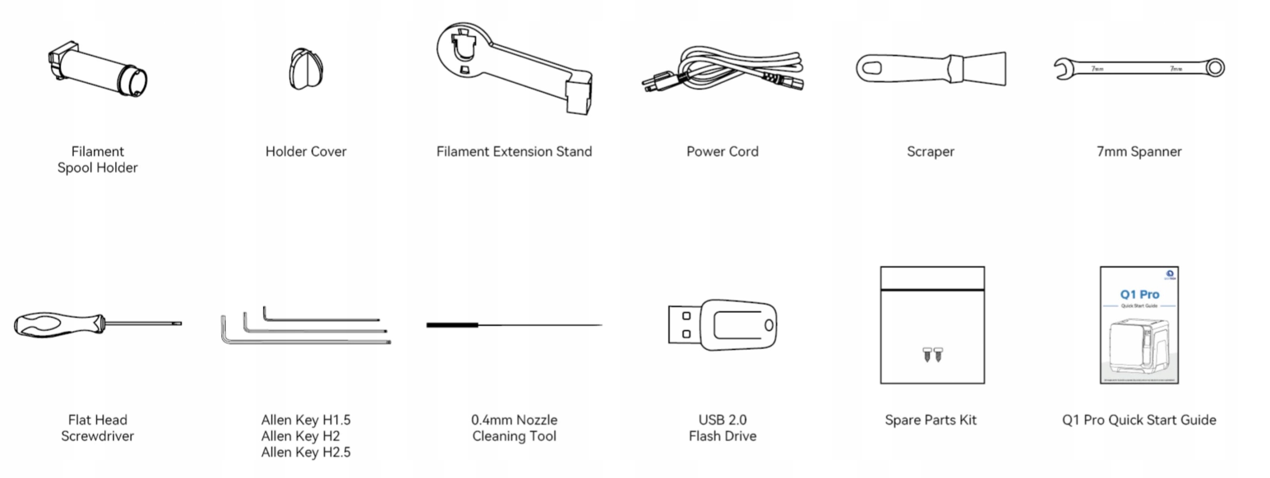 Код виробника 3D-принтера Qidi Tech Q1 Pro 728683350037