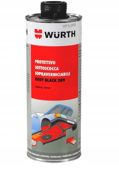 Wurth Baranek ochronny do podwozia Profesjonal 1l