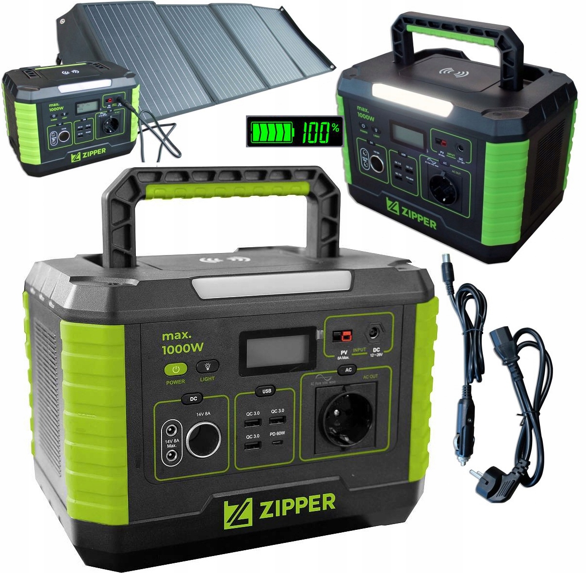 ZASILANIE AWARYJNE DOM KEMPING 150W ŁADOWARKA 5w1 Marka inna