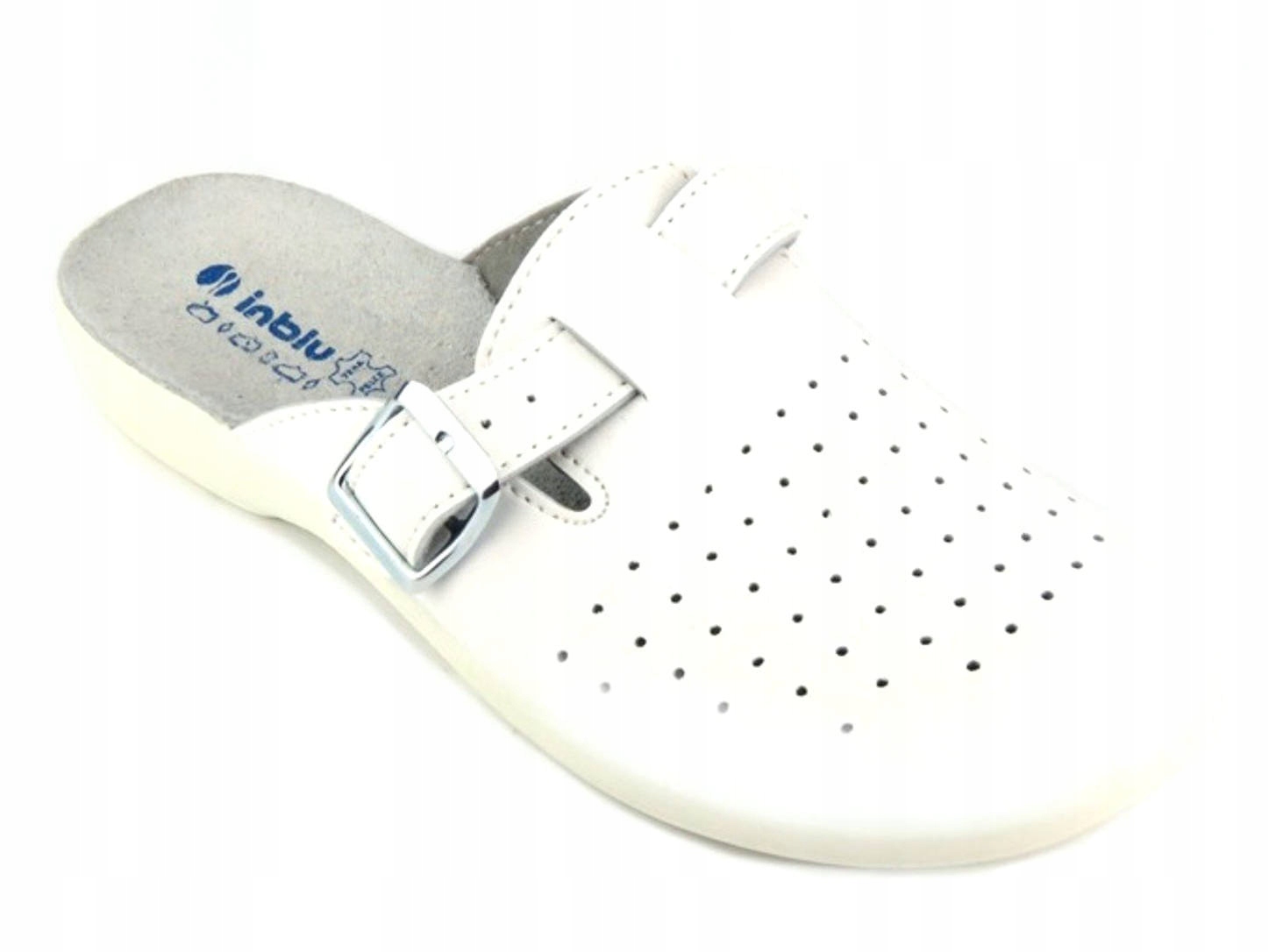 KLAPKI DAMSKIE INBLU AE01 MEDYCZNE SANITARNE BIAŁE Płeć kobieta