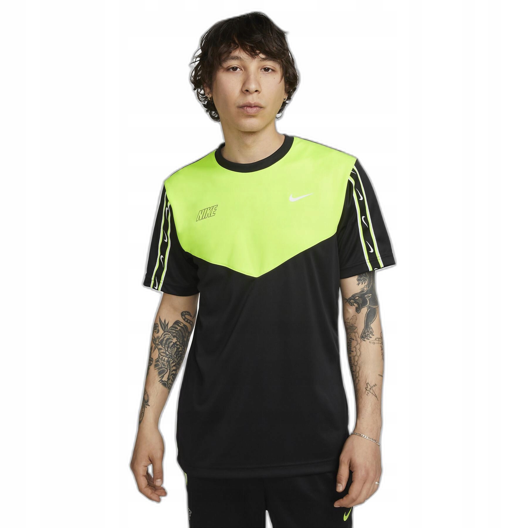 Męska koszulka do biegania Jersey Nike Repeat DX2301-013 rozmiar M