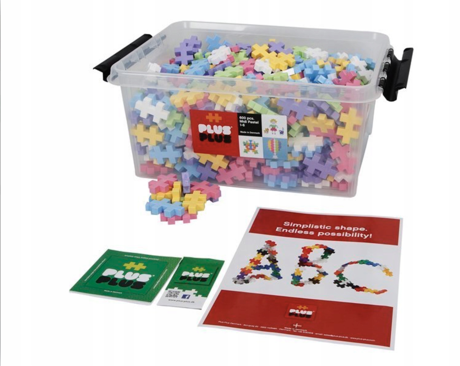 

Plus-Plus, Midi Pastel 200 szt Edukacja