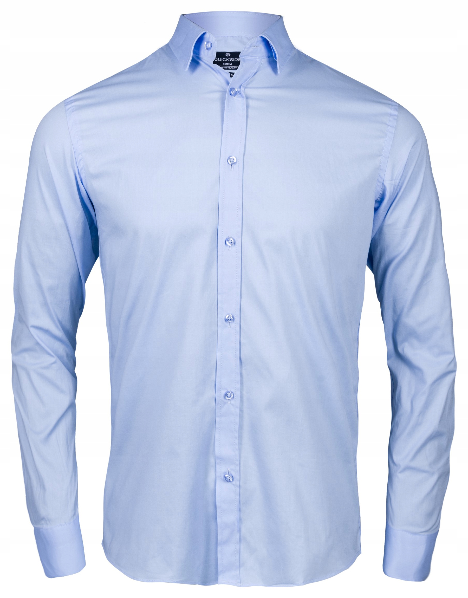 

Quickside Koszula Męska Poplin Slim Fit Błękit