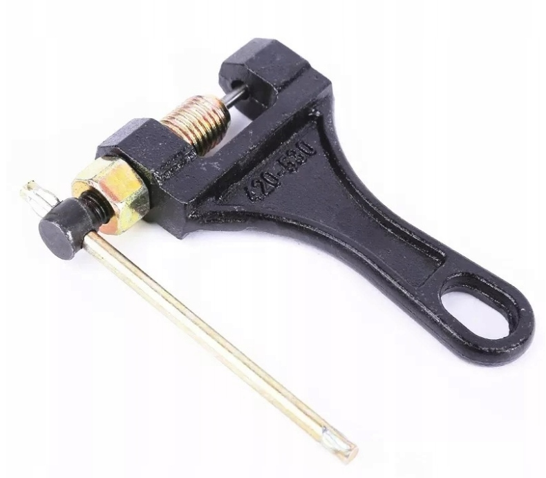 ZAKUWARKA DO ŁAŃCUCHA MOTOCYKLOWEGO 420-530 Nitownica Stan opakowania oryginalne