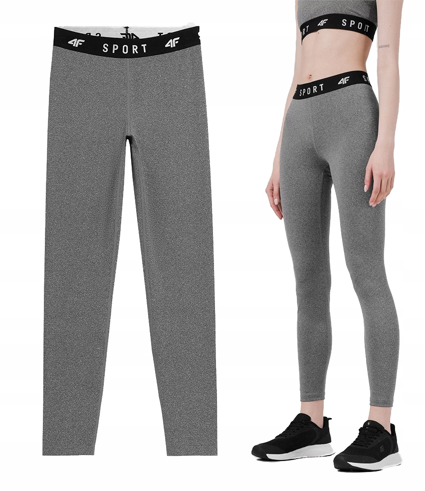 

4F Damskie Legginsy Treningowe Spodnie SPDF351 S