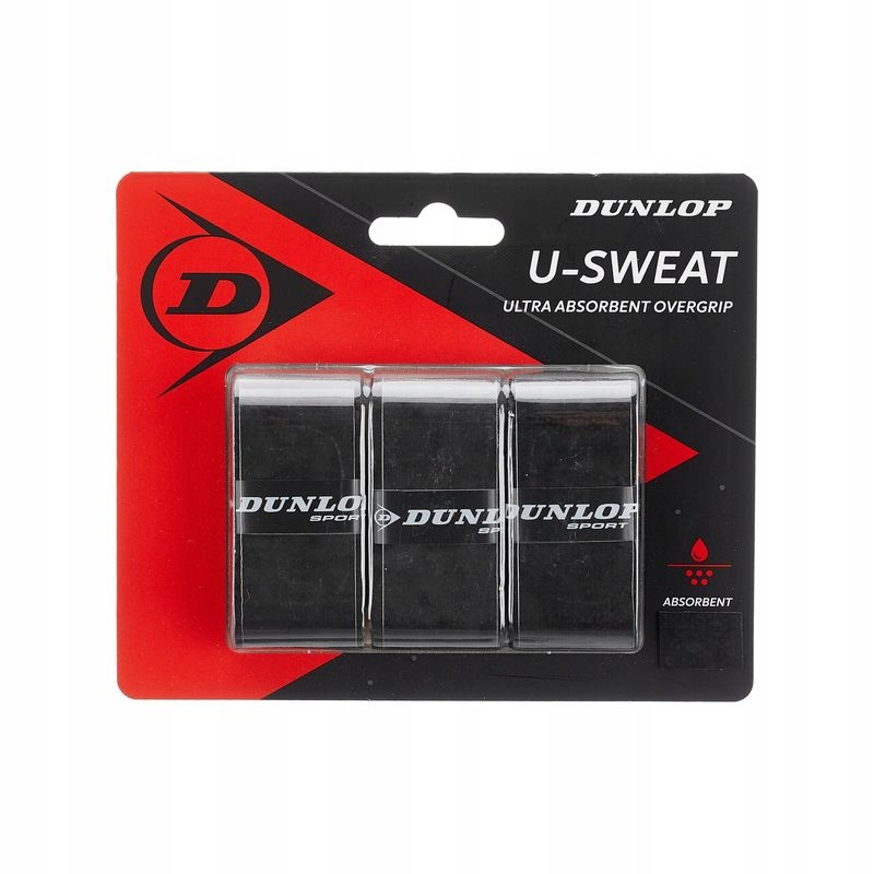 

Owijki Dunlop U-sweat Overgrip Czarne 3 Szt