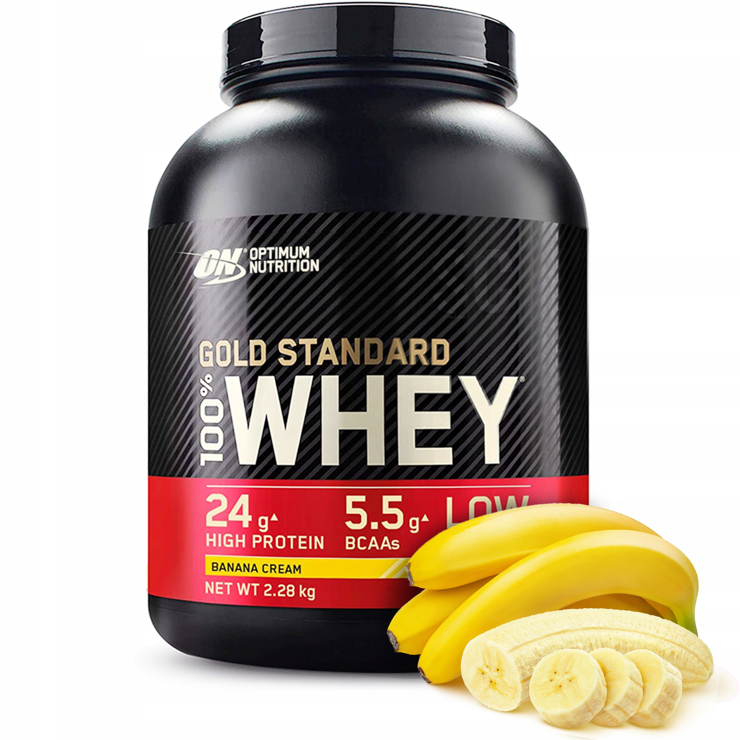 Optimum Nutrition Gold Standard Whey 100% 2270 g banánový protein