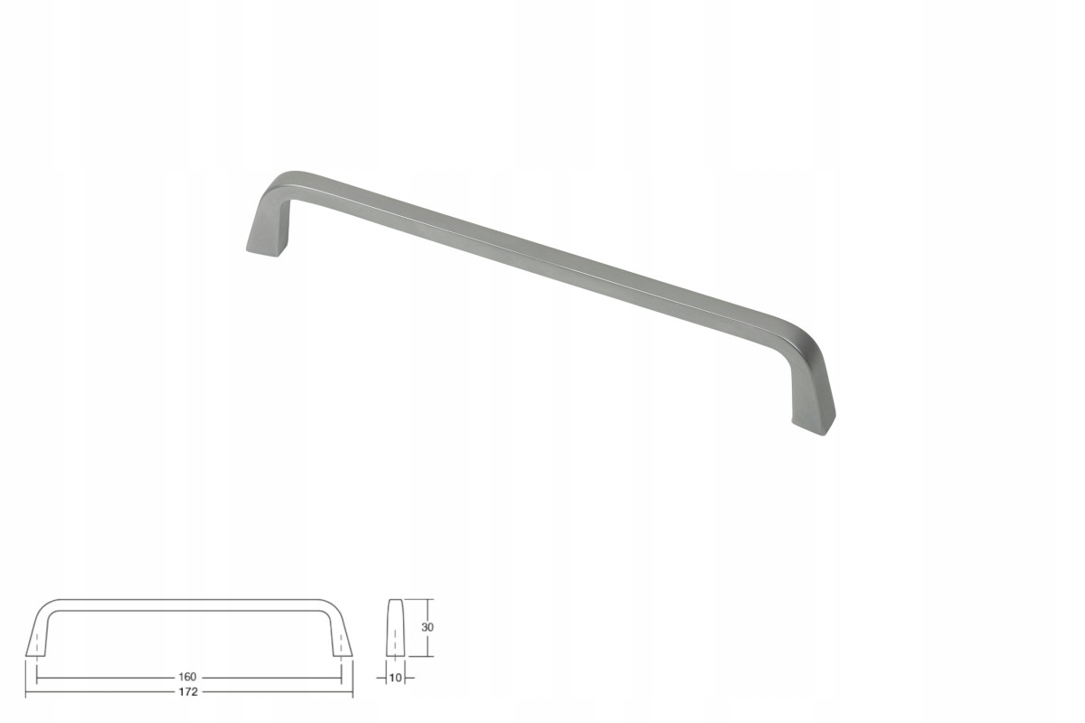 

Uchwyt meblowy Viefe 0446 Este 160mm chrom mat alu